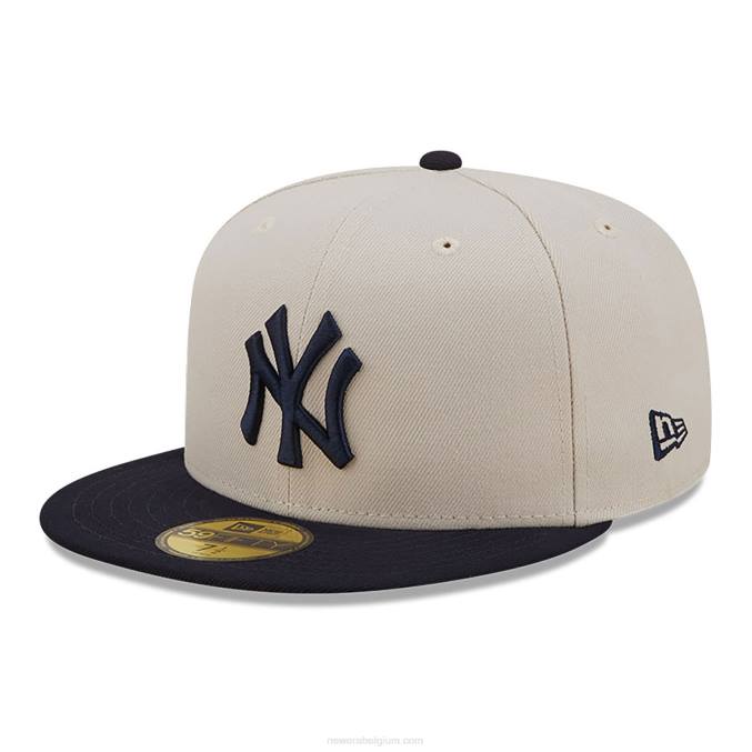 New Era New York Yankees herfst klassieke witte 59fifty pet BT24654
