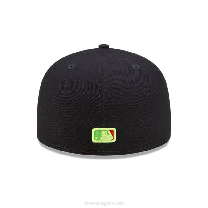 New Era New York Yankees infrarood marine 59fifty getailleerde pet BT24165