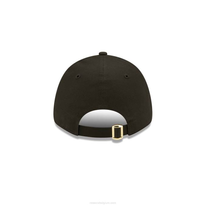 New Era New York Yankees metallic zwarte 9forty verstelbare pet BT241554