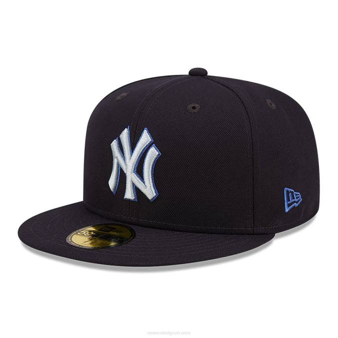 New Era New York Yankees monocamo navy 59fifty getailleerde pet BT241123
