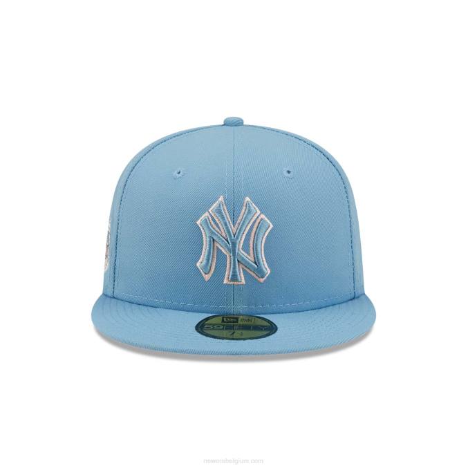 New Era New York Yankees pastelblauwe 59fifty pet BT241186