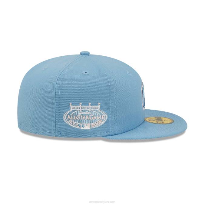 New Era New York Yankees pastelblauwe 59fifty pet BT241186
