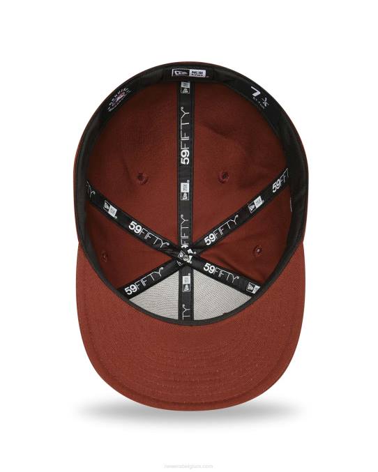 New Era New York Yankees patch donkerbruine 59fifty pet BT241066