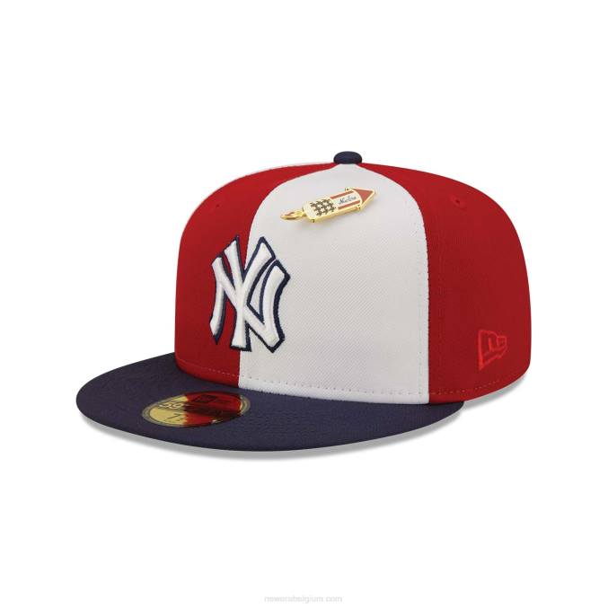 New Era New York Yankees pinwheel americana rode 59fifty pet BT241372