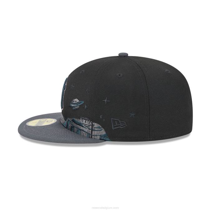 New Era New York Yankees planetaire zwarte 59fifty pet BT24132