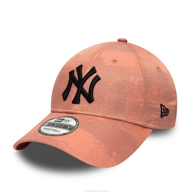 New Era New York Yankees print roze 9forty verstelbare pet BT241676