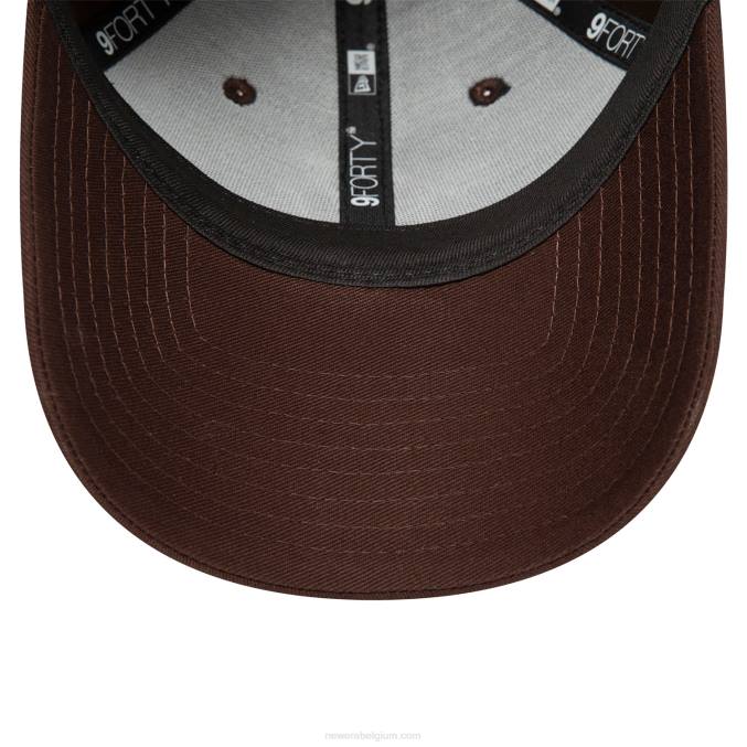 New Era New York Yankees seizoensgebonden bruine 9forty verstelbare pet BT241749