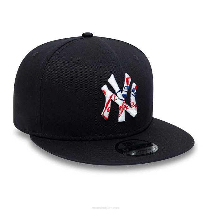New Era New York Yankees team infill logo blauwe 9fifty snapback pet BT242059