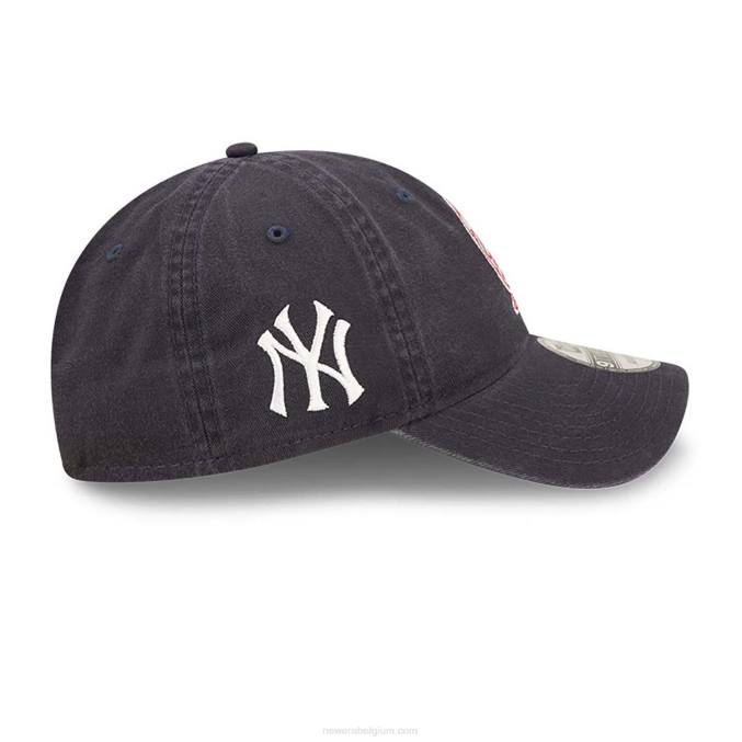 New Era New York Yankees team patch blauwe 9twenty verstelbare pet BT242220