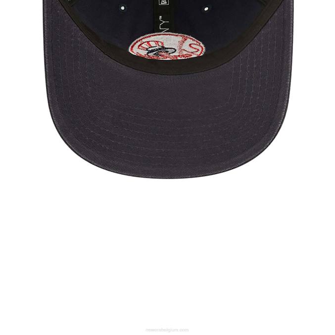 New Era New York Yankees team patch blauwe 9twenty verstelbare pet BT242220