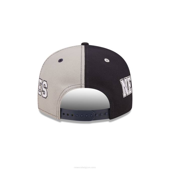 New Era New York Yankees teamsplit marineblauwe 9fifty snapback pet BT242117