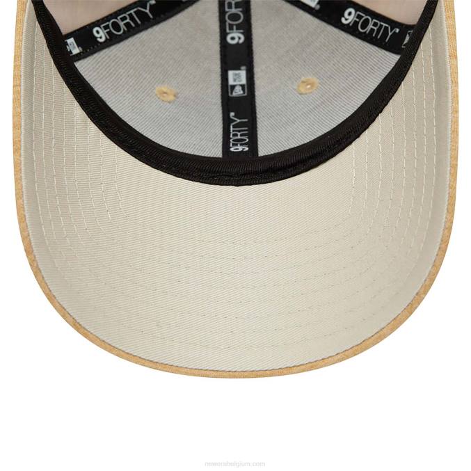 New Era New York Yankees tonale jersey lichtbeige 9forty verstelbare pet BT241557