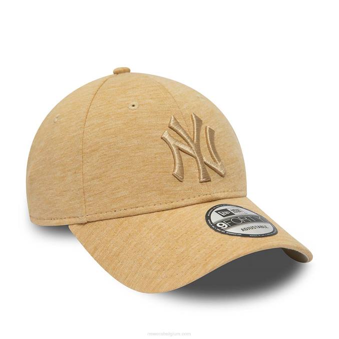 New Era New York Yankees tonale jersey lichtbeige 9forty verstelbare pet BT241557