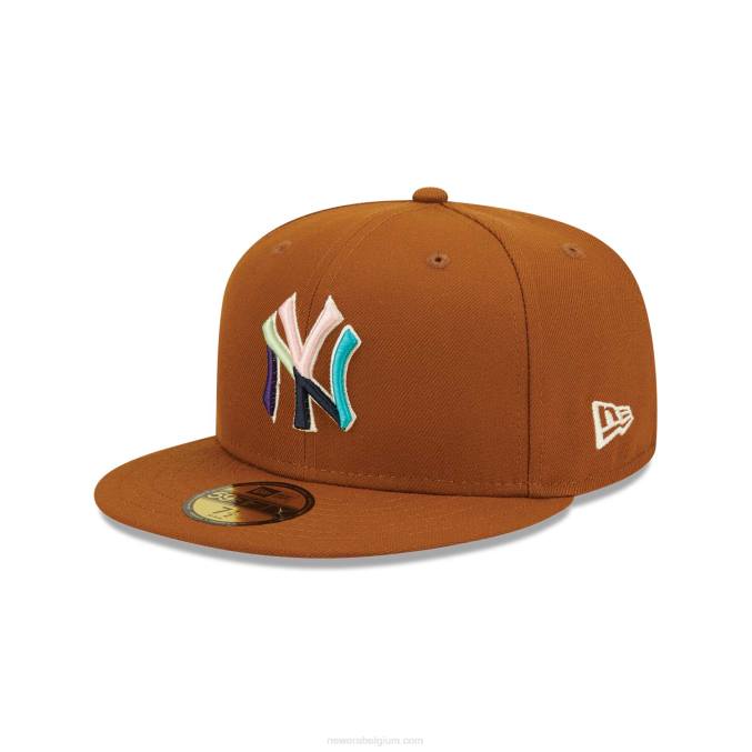 New Era New York Yankees vintage bloemen 59fifty cap BT24599