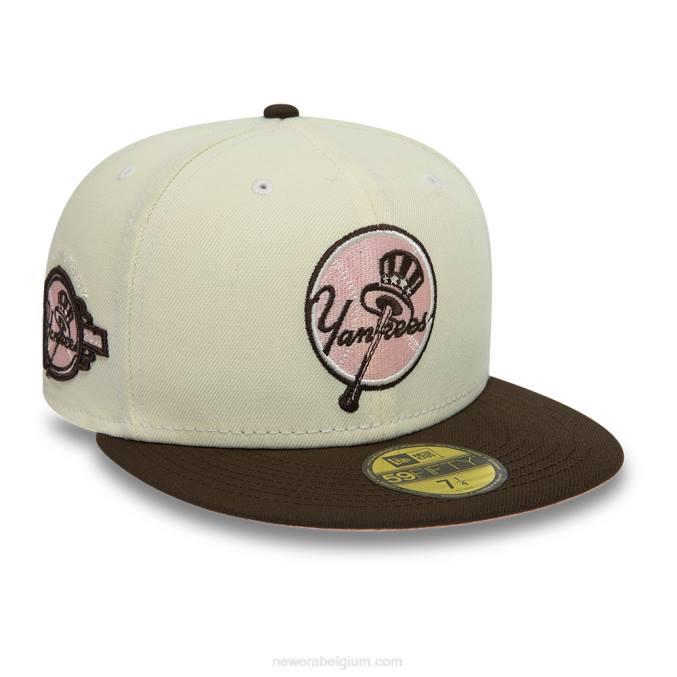 New Era New York Yankees witte 59fifty pet BT24670