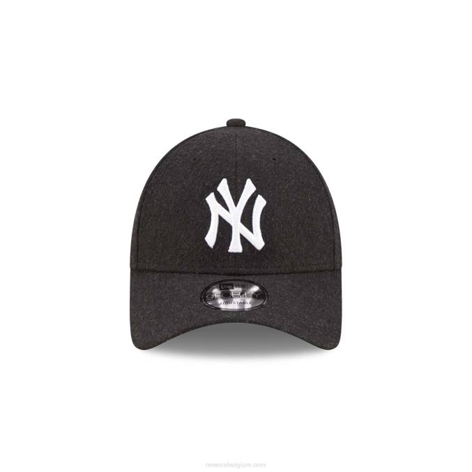 New Era New York Yankees zwarte wollen 9forty verstelbare pet BT241751