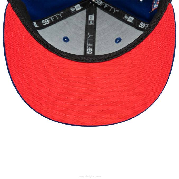 New Era Oakland Athletics 50 jaar blauwe 59fifty getailleerde pet BT2486