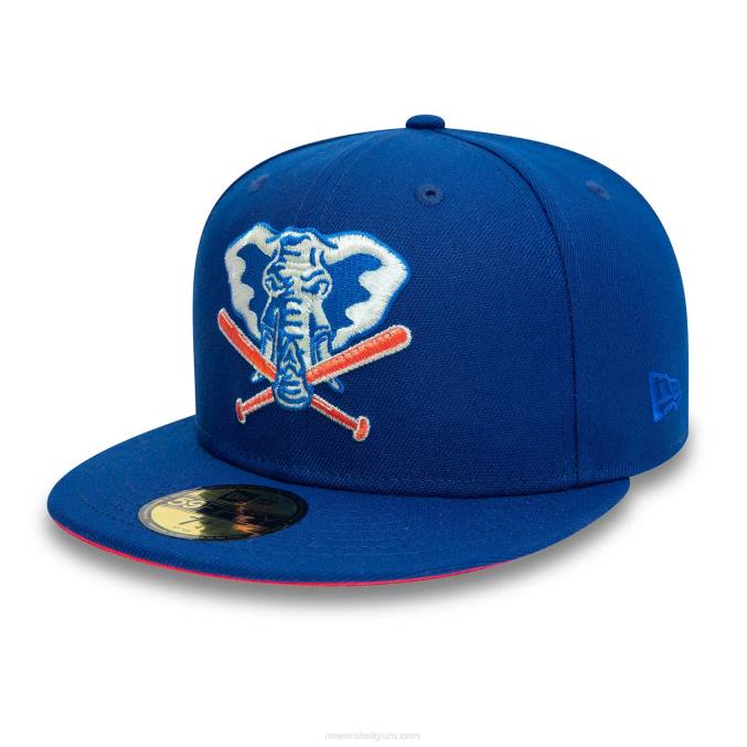 New Era Oakland Athletics 50 jaar blauwe 59fifty getailleerde pet BT2486