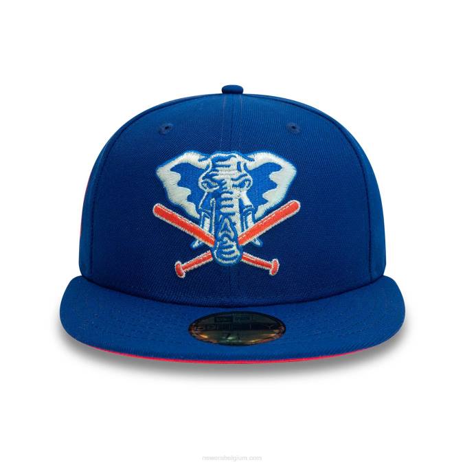 New Era Oakland Athletics 50 jaar blauwe 59fifty getailleerde pet BT2486