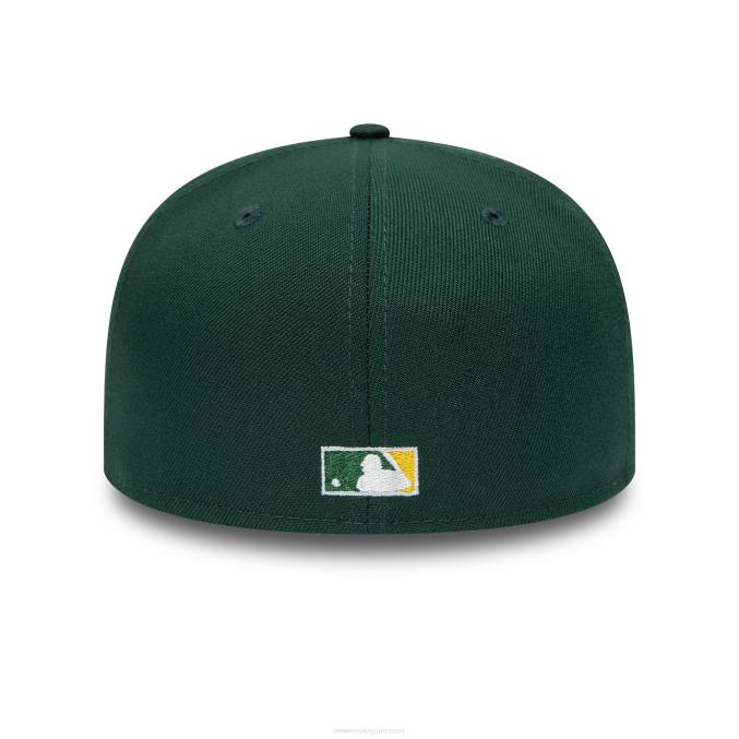 New Era Oakland Athletics American League Stadium donkergroene 59fifty getailleerde pet BT241049