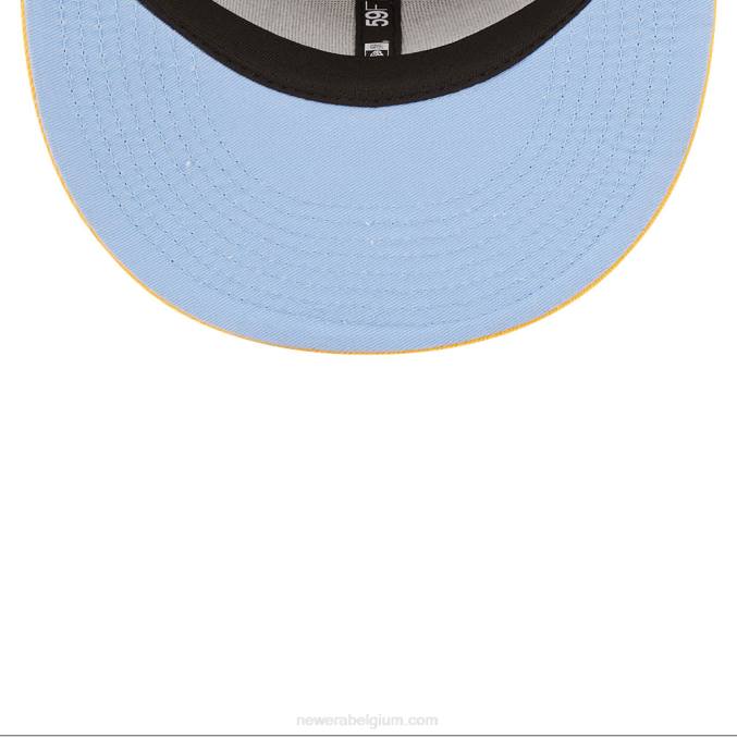 New Era Oakland Athletics Comic Cloud donkergroen 59fifty getailleerde pet BT24178