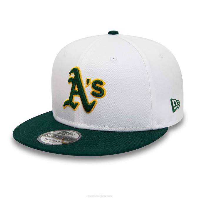 New Era Oakland Athletics Crown Patches witte 9fifty snapback cap BT242099