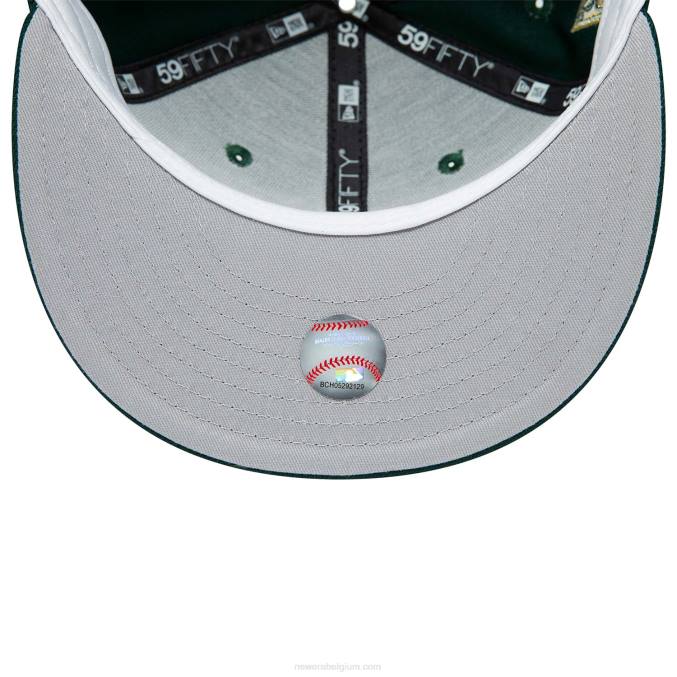 New Era Oakland Athletics Forest Green 59fifty getailleerde pet BT241293