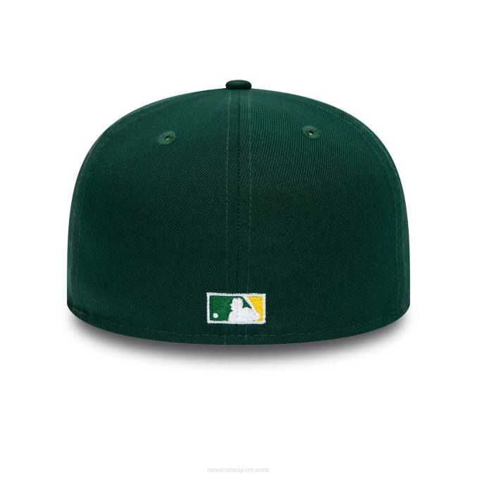 New Era Oakland Athletics Forest Green 59fifty getailleerde pet BT241293
