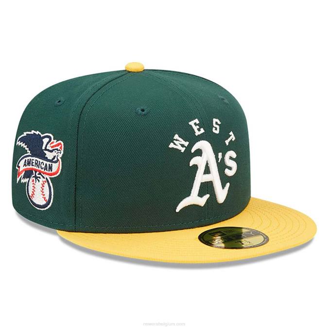 New Era Oakland Athletics League Green 59fifty pet BT241105