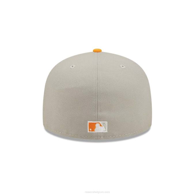 New Era Oakland Athletics Orange Soda Grey 59fifty getailleerde pet BT24694