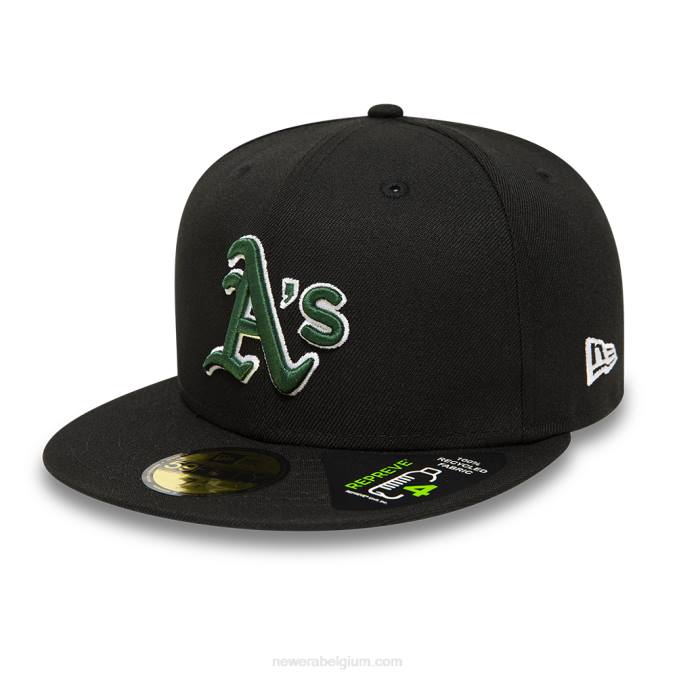 New Era Oakland Athletics Repreve zwarte 59fifty pet BT24939