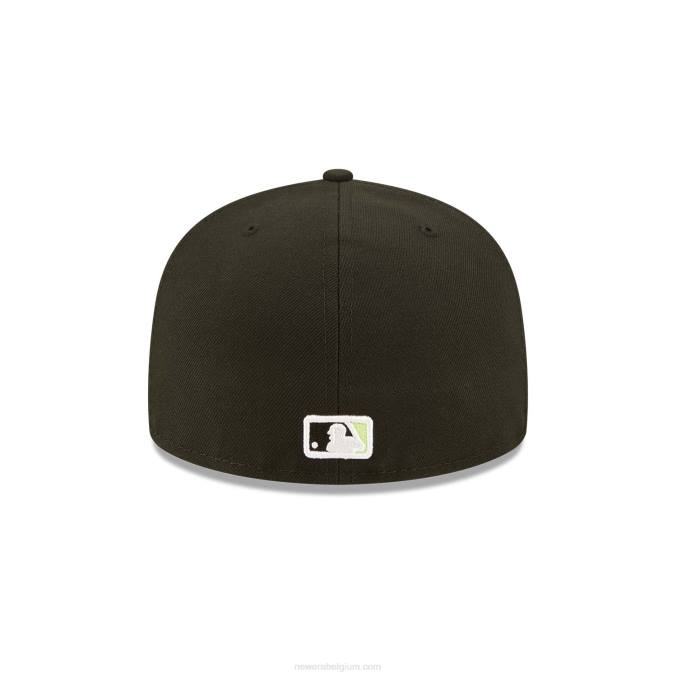 New Era Oakland Athletics Summer Pop zwarte 59fifty getailleerde pet BT241259
