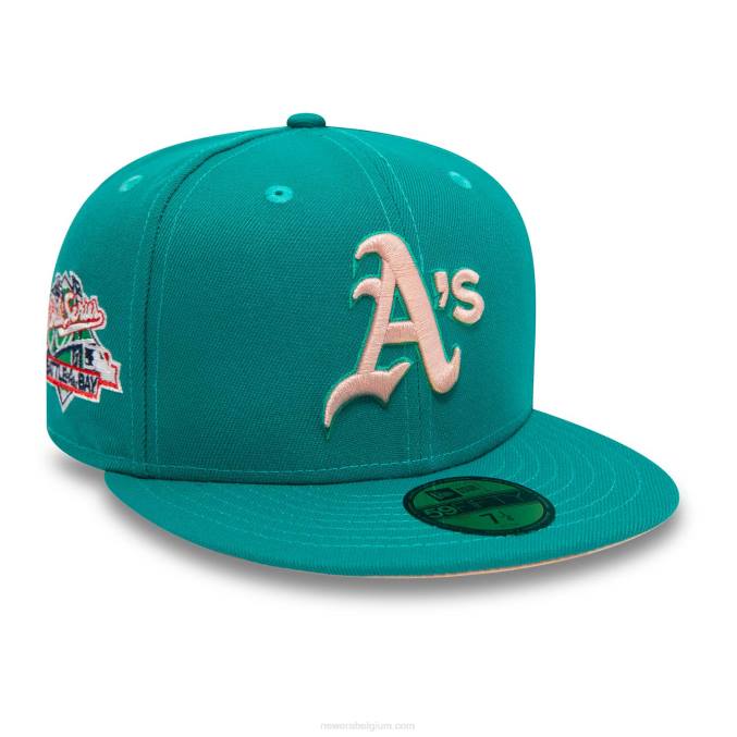 New Era Oakland Athletics World Series groene 59fifty pet BT241407