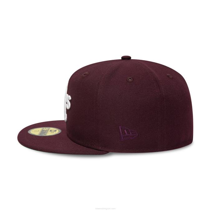 New Era Oakland Athletics World Series kastanjebruine 59fifty pet BT24148
