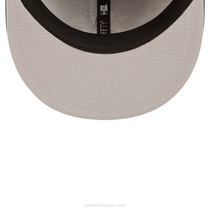 New Era Oakland Athletics mlb crown champs groene 59fifty getailleerde pet BT241075
