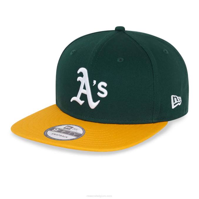 New Era Oakland Athletics mlb essentiële donkergroene 9fifty cap BT241945