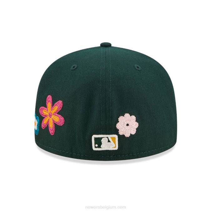 New Era Oakland Athletics mlb flower green 59fifty getailleerde pet BT241314