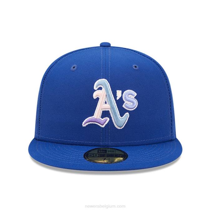 New Era Oakland Athletics mlb nightbreak teamblauw 59fifty getailleerde pet BT241207