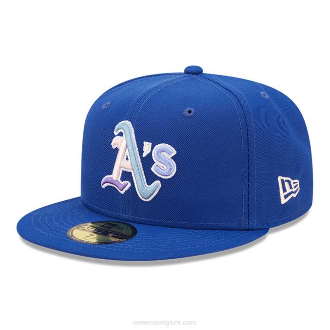 New Era Oakland Athletics mlb nightbreak teamblauw 59fifty getailleerde pet BT241207