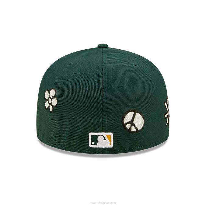 New Era Oakland Athletics mlb zonlicht pop donkergroen 59fifty cap BT241428