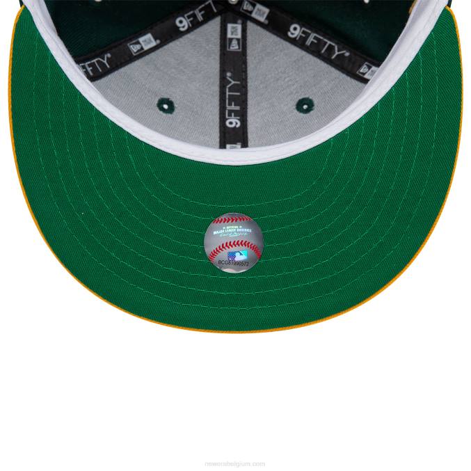 New Era Oakland Athletics side font donkergroene 9fifty snapback cap BT242040