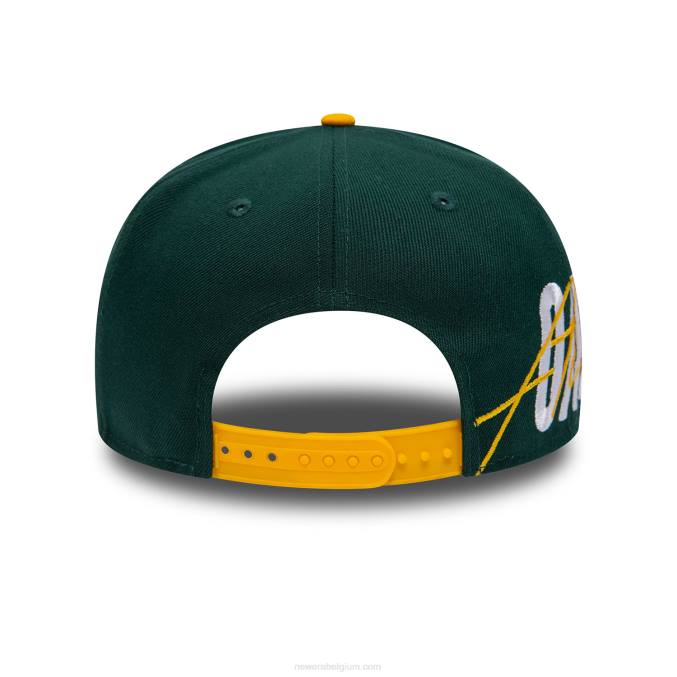 New Era Oakland Athletics side font donkergroene 9fifty snapback cap BT242040