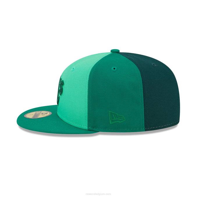 New Era Oakland Athletics tri tone team groene 59fifty pet BT24978