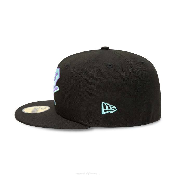 New Era Oakland Athletics zwart en blauw getinte 59fifty getailleerde pet BT241184