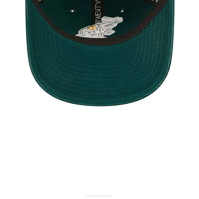 New Era Oakland atletiekteam patch groene 9twenty verstelbare pet BT242223