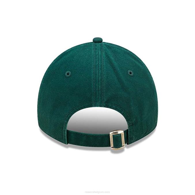 New Era Oakland atletiekteam patch groene 9twenty verstelbare pet BT242223