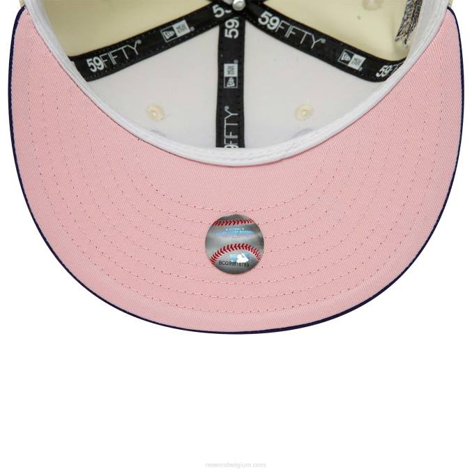 New Era Pittsburgh Pirates chromen en paarse 59fifty pet BT24189