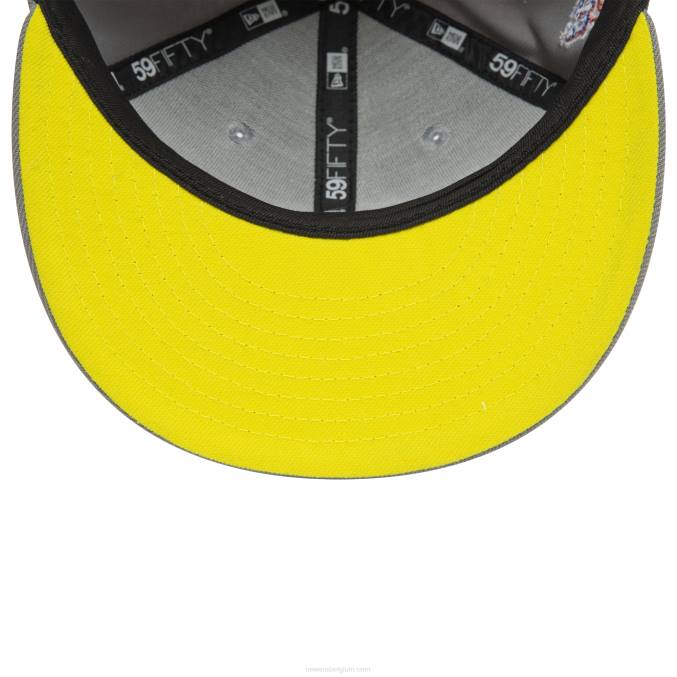 New Era San Francisco Giants 50 jaar grijze 59fifty getailleerde pet BT24163