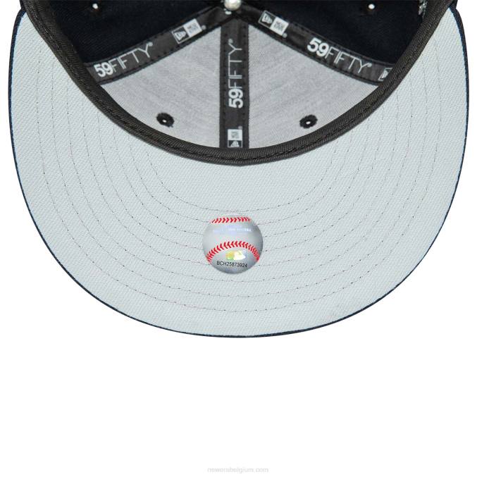 New Era Seattle Mariners 25th Anniversary Navy 59fifty getailleerde pet BT24634