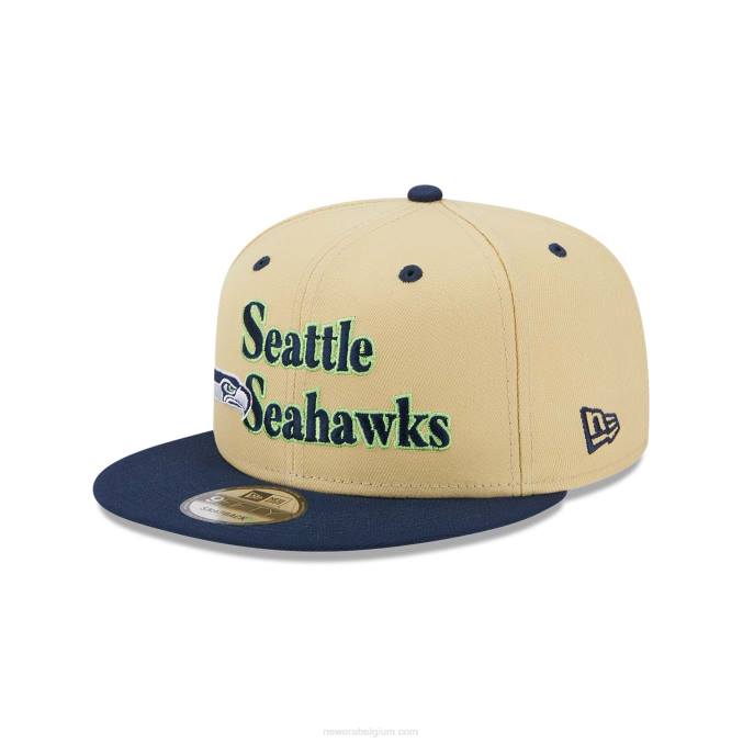 New Era Seattle Seahawks nfl retro cream 9fifty snapback pet BT242037